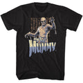 Black Universal Monsters t-shirt featuring a The Mummy Black design