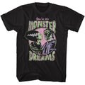 Black Universal Monsters t-shirt featuring a Dream Monster design