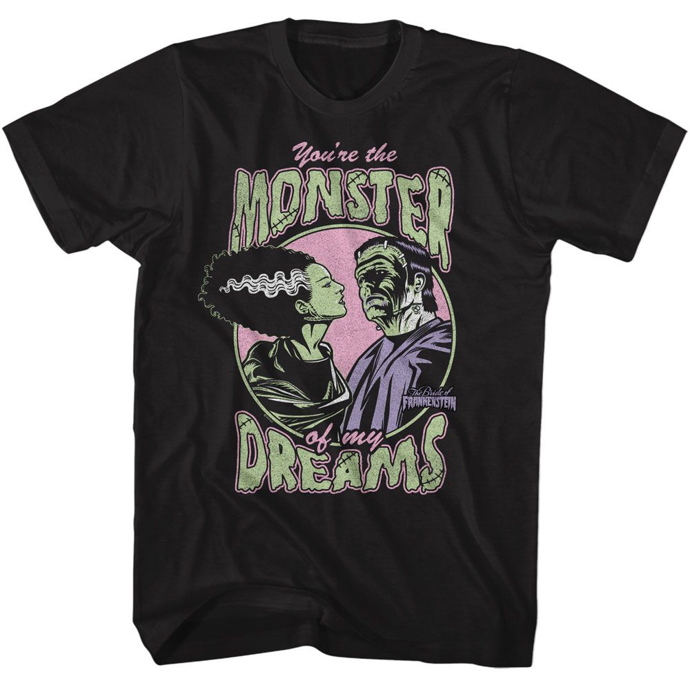 Black Universal Monsters t-shirt featuring a Dream Monster design