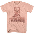 Peach Universal Monsters t-shirt featuring a Warm Monotone design