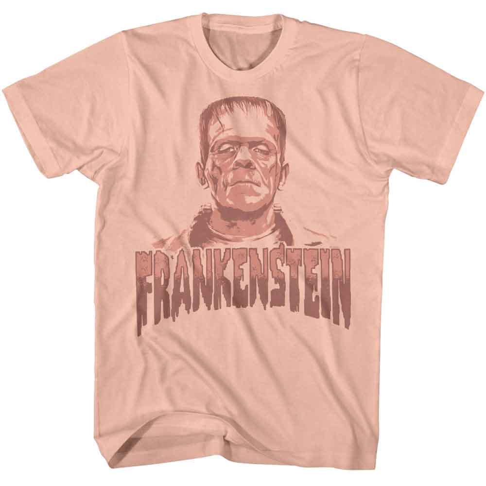 Peach Universal Monsters t-shirt featuring a Warm Monotone design