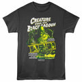 Smoke Gray Universal Monsters t-shirt featuring a Black Lagoon Reel design