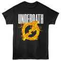 Black Underoath t-shirt featuring a Splatter Symbol design