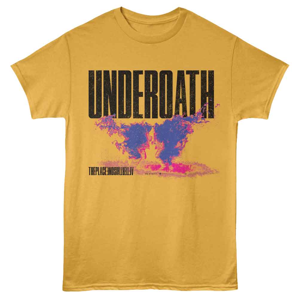 Ginger Underoath t-shirt featuring a The Place After This Flames design