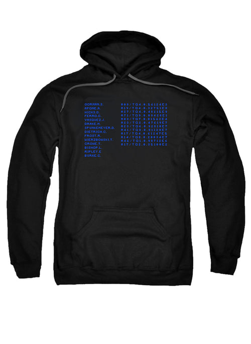 Black USS Sulaco Crew Dot Matrix Hoodie