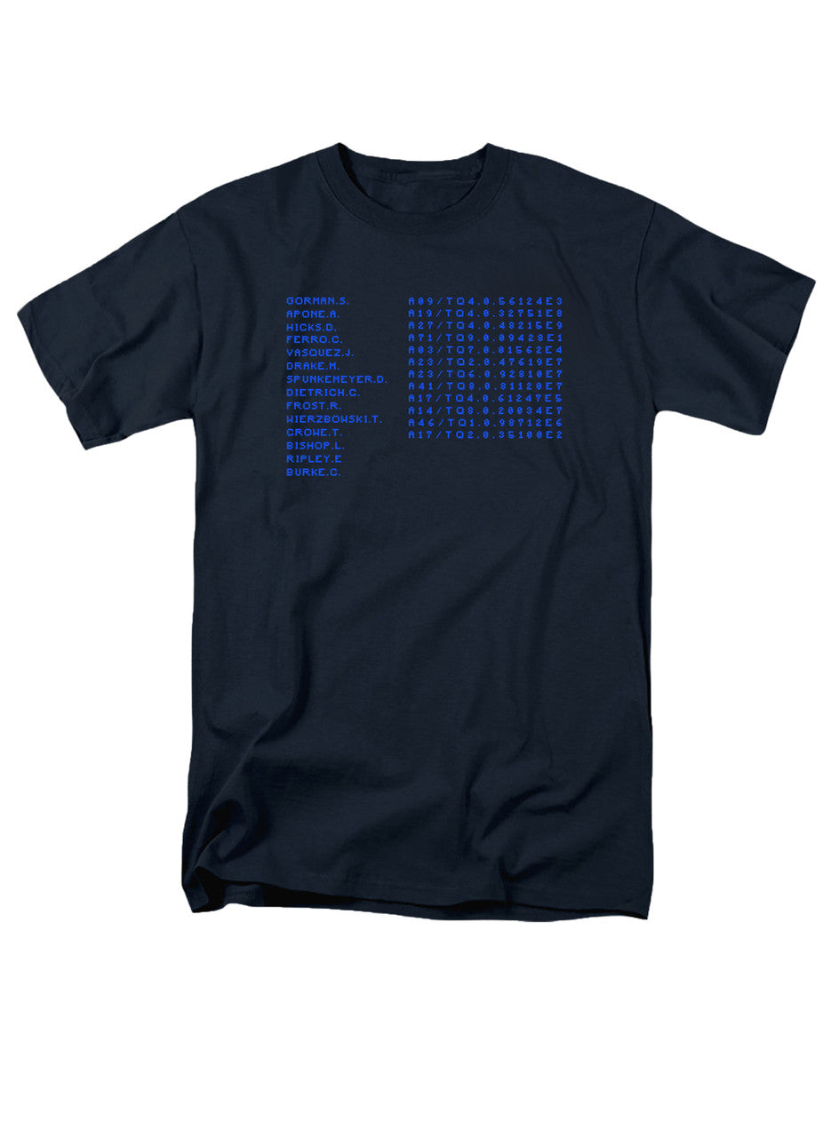 Navy USS Sulaco Crew Dot Matrix T-Shirt