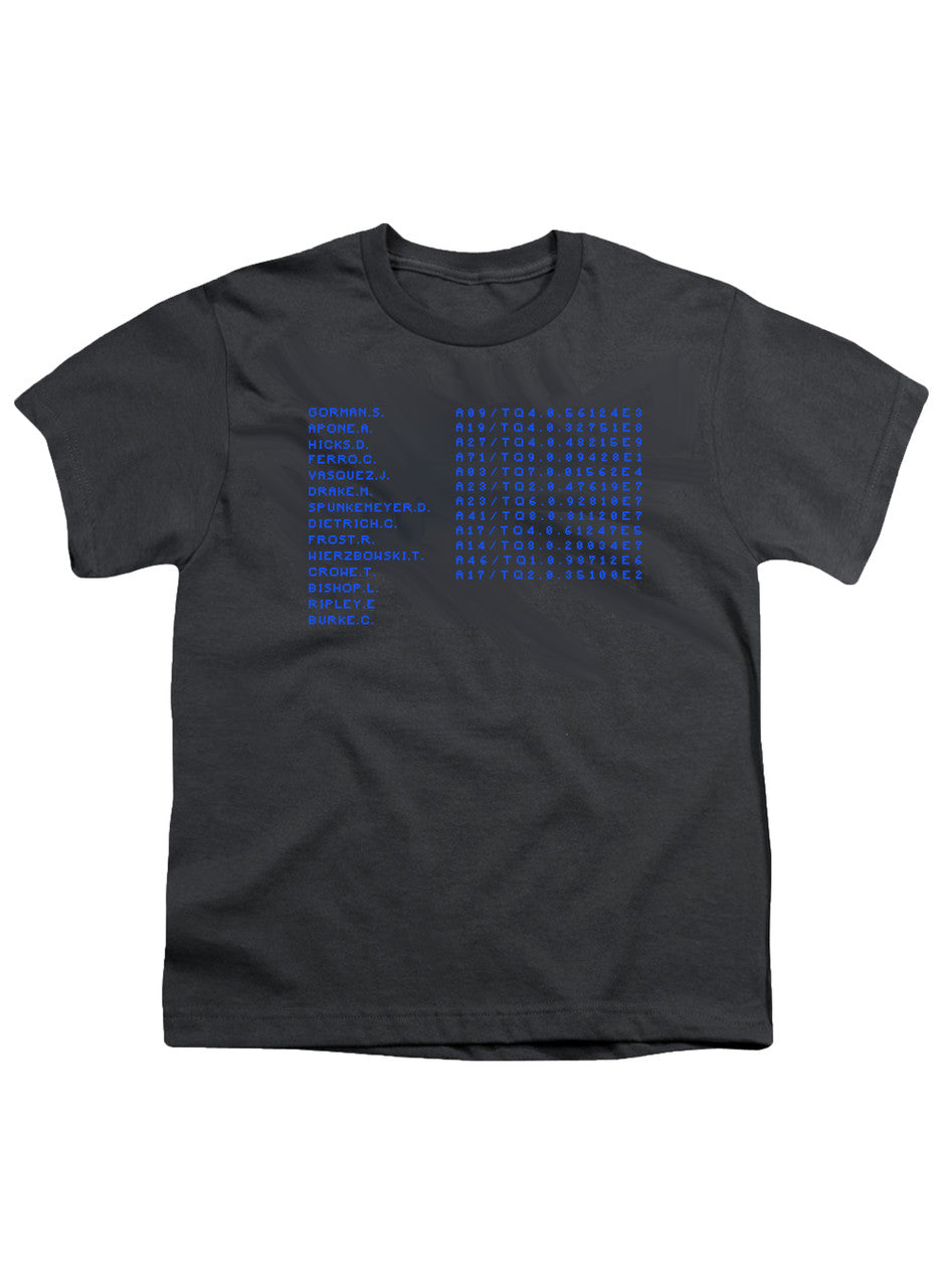 Charcoal USS Sulaco Crew Dot Matrix Youth/Toddler T-Shirt