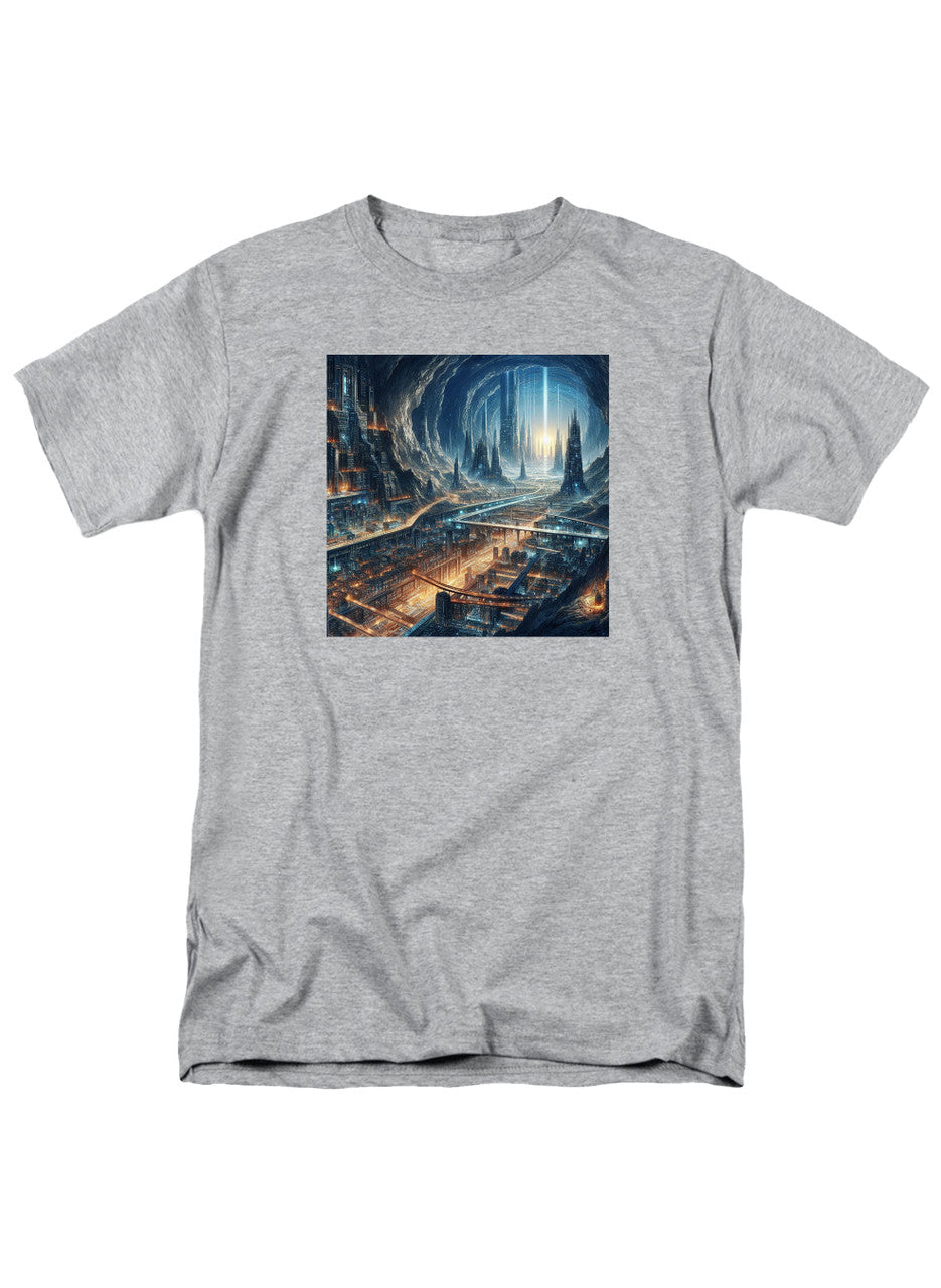 Gray Underground City T-Shirt