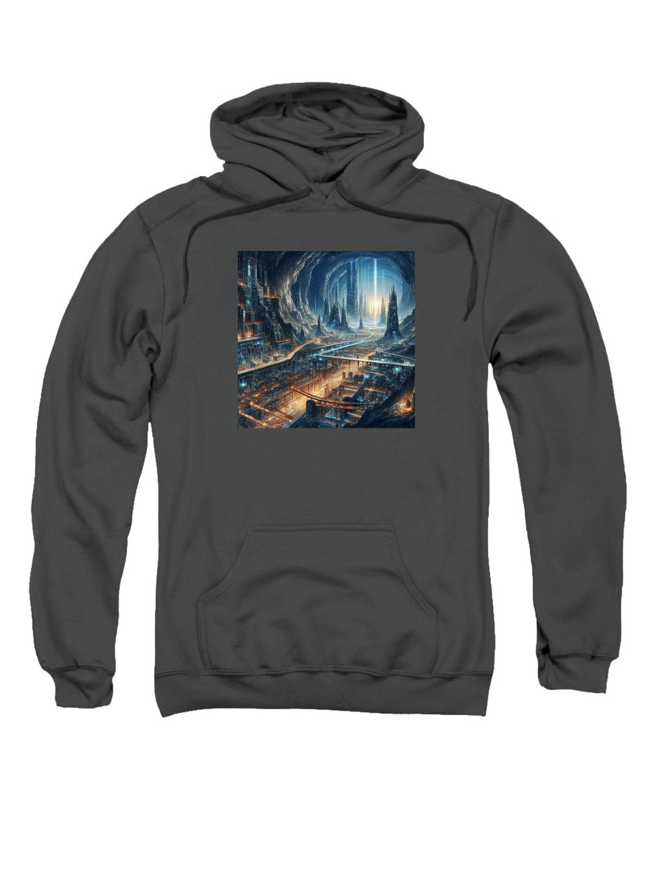 Charcoal Underground City Hoodie
