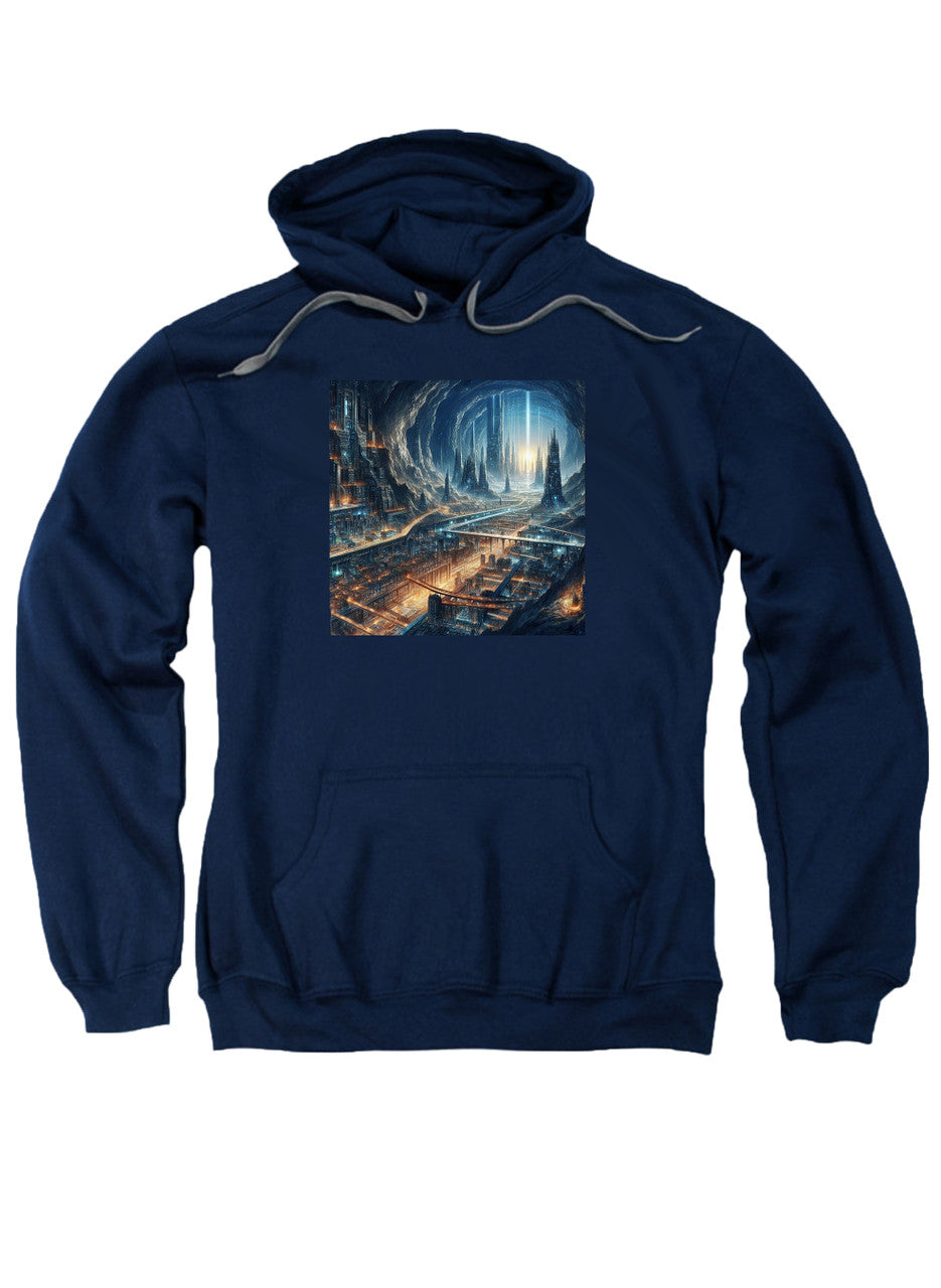 Navy Underground City Hoodie