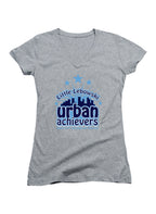 Gray Urban Achievers Juniors V-Neck T-Shirt