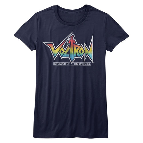 Voltron Ladies T-Shirt - Rainbow Logo