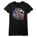 Voltron Ladies T-Shirt - Circle Robot Sketch