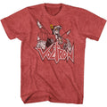 Heather Red Voltron t-shirt featuring a Fade design
