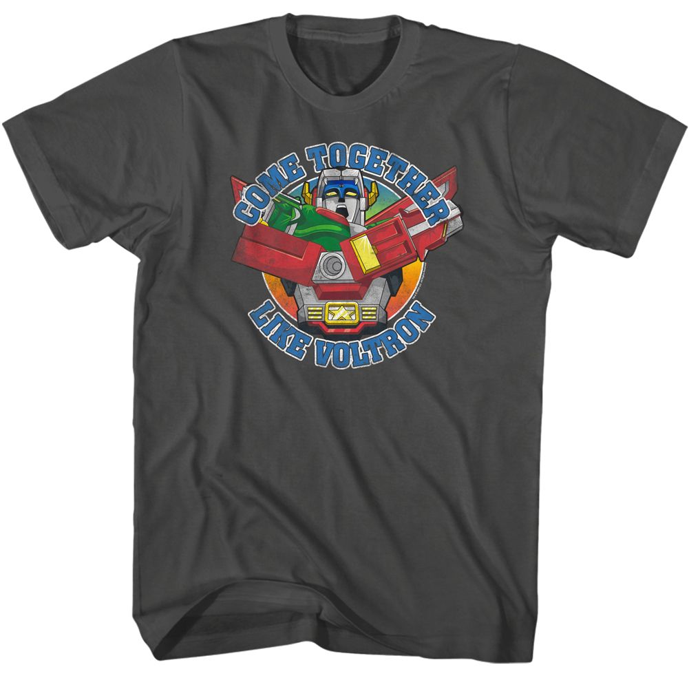 Smoke Voltron t-shirt featuring a Come Together design