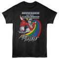 Black Voltron t-shirt featuring a Lion Rainbow design