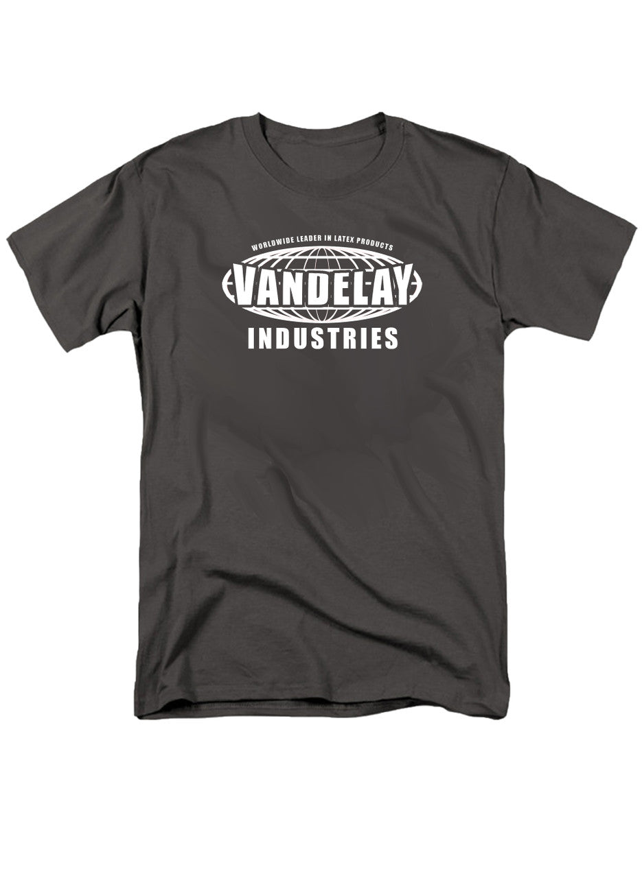 Charcoal Vandelay Industries Logo T-Shirt