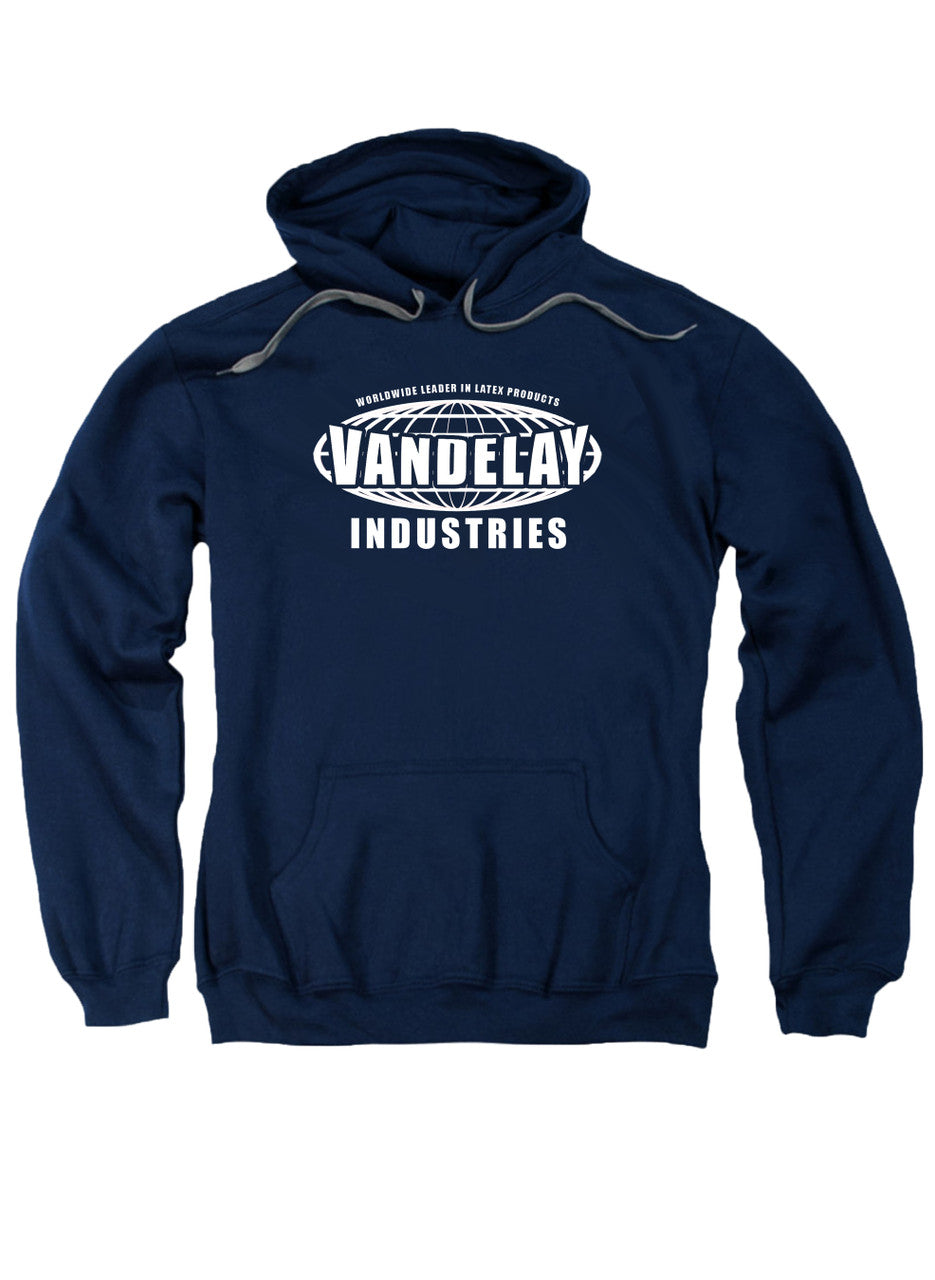 Navy Vandelay Industries Logo Hoodie