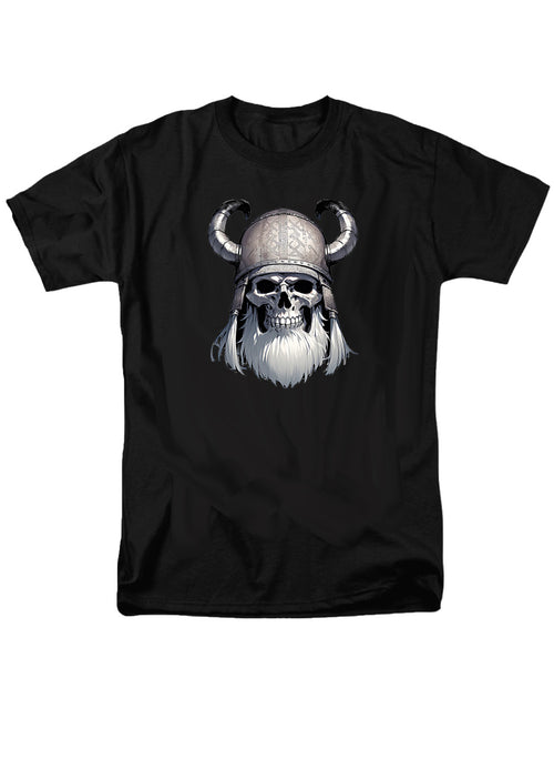Black Viking Skull T-Shirt