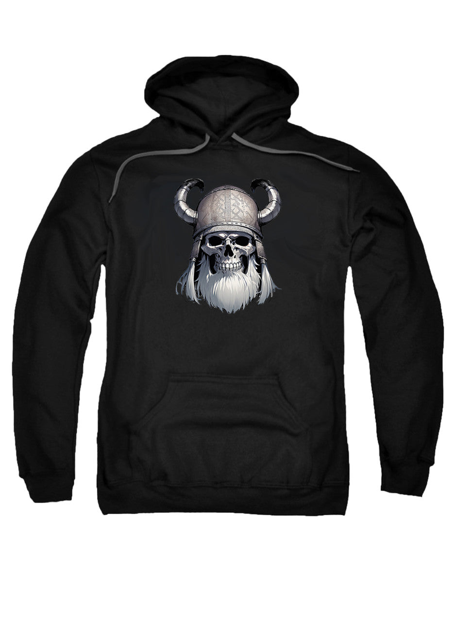 Black Viking Skull Hoodie
