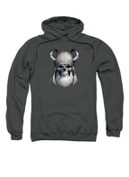 Charcoal Viking Skull Hoodie
