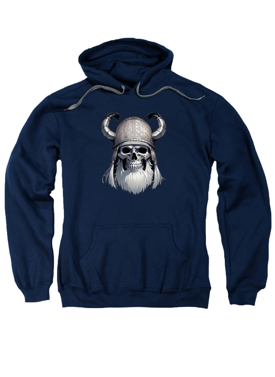 Navy Viking Skull Hoodie