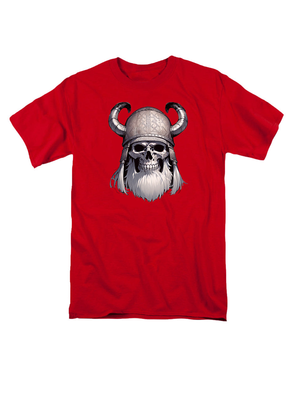 Red Viking Skull T-Shirt