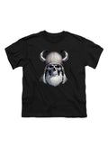 Black Viking Skull Youth/Toddler T-Shirt
