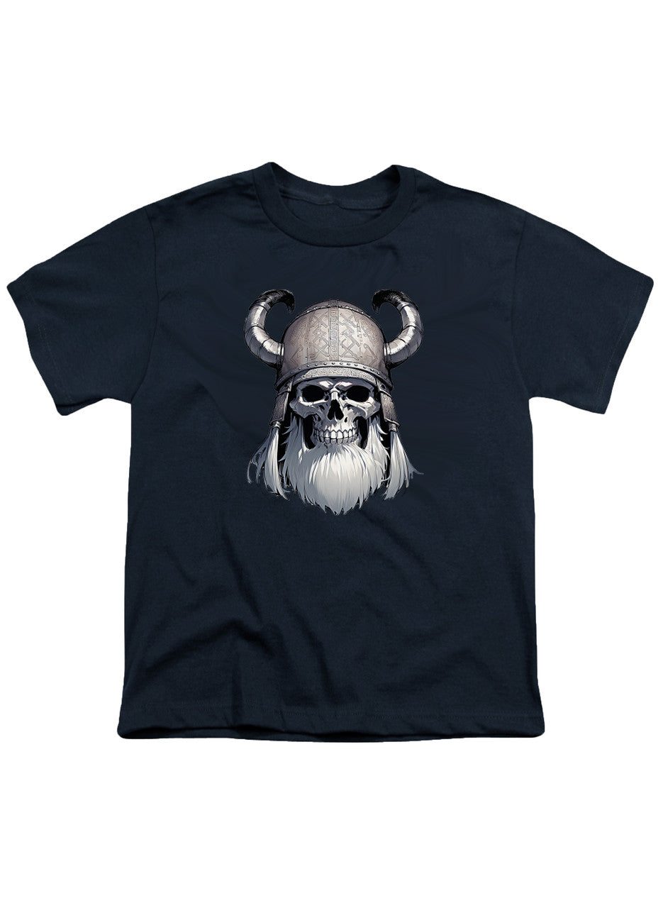 Navy Viking Skull Youth/Toddler T-Shirt