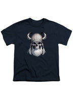 Navy Viking Skull Youth/Toddler T-Shirt