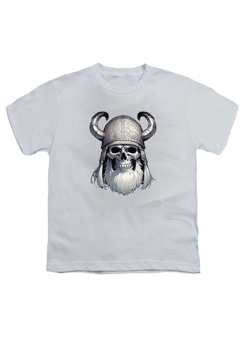 White Viking Skull Youth/Toddler T-Shirt