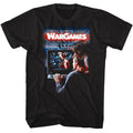 Black WarGames t-shirt featuring a Cover Art design