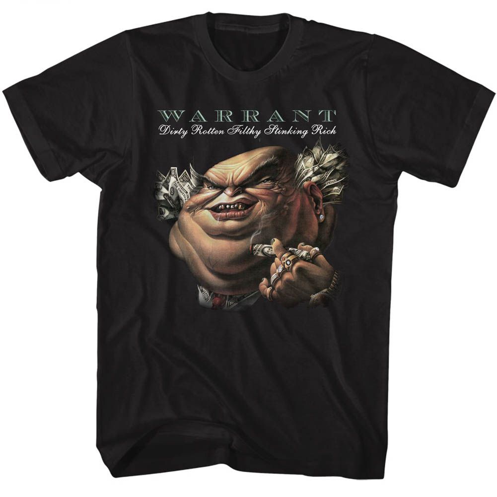 Black Warrant t-shirt featuring a DRFSR design