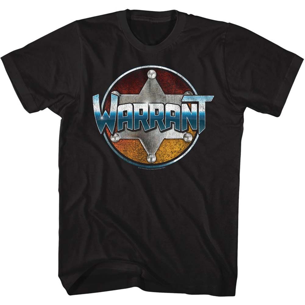 Black Warrant t-shirt featuring a Chrome design