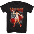 Black Warrant t-shirt featuring a Cherry Pie Cover design