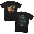 Black Warrant t-shirt featuring a Dirty Rotten Filthy Stinking Rich design