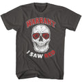 Smoke Warrant t-shirt featuring a I Saw Red design