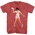 Heather Red Warrant t-shirt featuring a Skates design