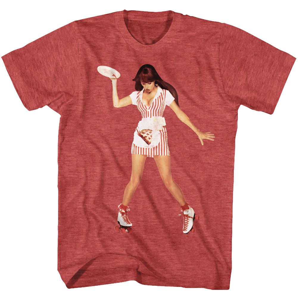 Heather Red Warrant t-shirt featuring a Skates design