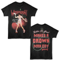 Black Warrant t-shirt featuring a Tastes So Good Lyrics design