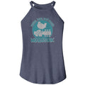 Woodstock Ladies Rocker Tank - Peace Love and Music