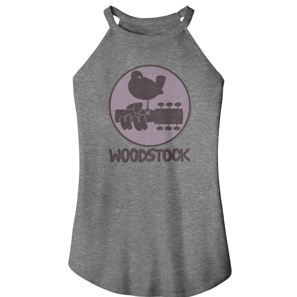 Woodstock Ladies Rocker Tank - Logo