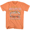 Cantaloupe Woodstock t-shirt featuring a Floral Van design