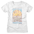 Woodstock Ladies T-Shirt - Peace and Music Landscape