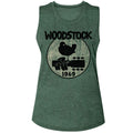Woodstock Ladies Muscle Tank - Big Logo
