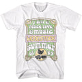 White Woodstock t-shirt featuring a Summer of 69 design