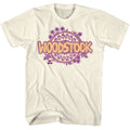 Natural Woodstock t-shirt featuring a Filled Floral design