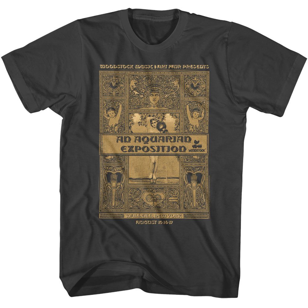 Smoke Woodstock t-shirt featuring a Aquarian Expo design