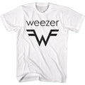 White Weezer t-shirt featuring a W Logo design
