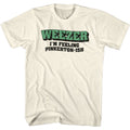 Natural Weezer t-shirt featuring a Pinkerton design